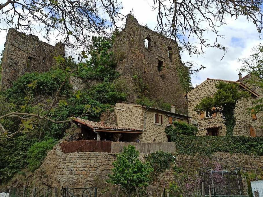 Gite Le Rocher Du Chateau De Retourtour Ламастр Экстерьер фото